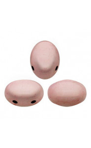 Les perles par Puca® Samos beads Opaque light rose ceramic look 03000/14494
